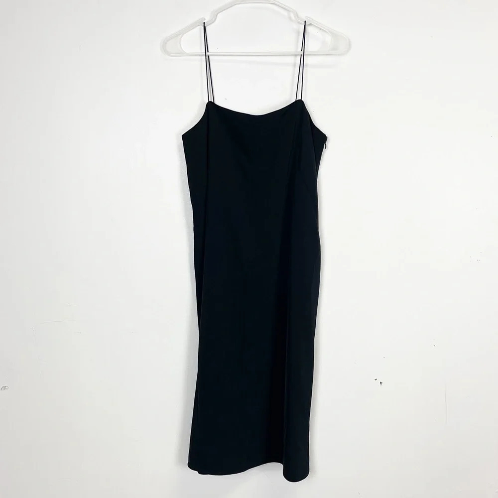 Everlane Dress Womens 2 Black Solid Sleeveless